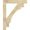 Ekena Millwork Merced Block Rough Sawn Bracket, Douglas Fir, 4"W x 32"D x 40"H BKT04X32X40MRC05RDF - alternate 2